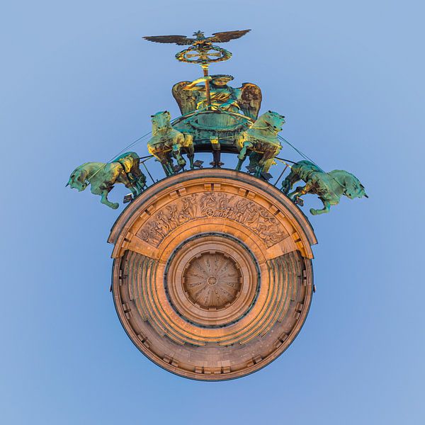 Une création Photoshop du Brandenburger Tor par Henk Meijer Photography