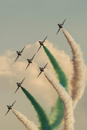 Saudi Hawks Sonnenuntergang von Sebastiaan Hamming