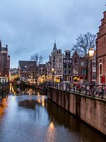 HDR foto van de Grimburgwal in Amsterdam