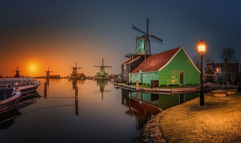 Zaanse Schans von Herman van den Berge