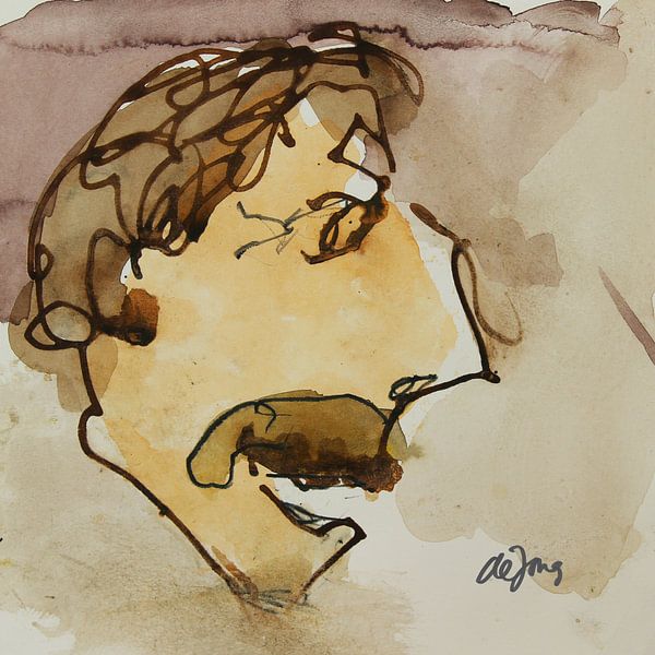 Paul, portret, avatar von Leo de Jong