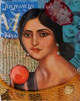 Gypsy girl with orange