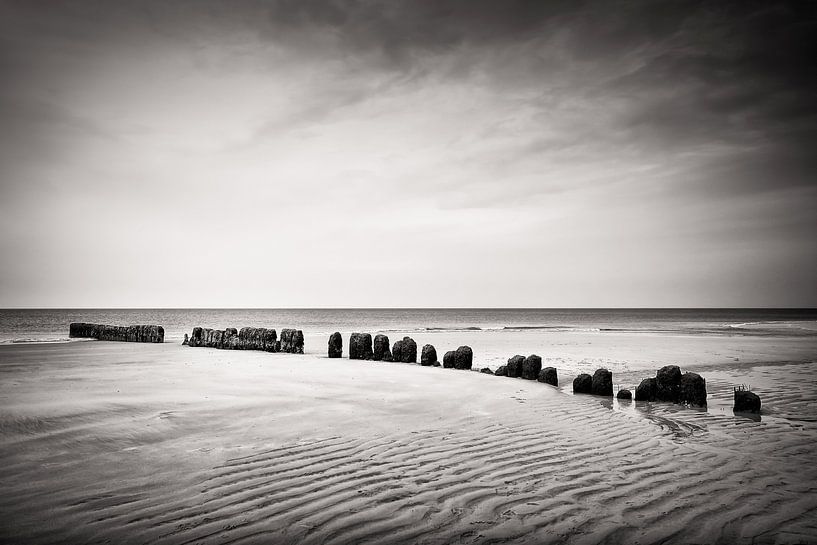 Zwart-witfotografie: Sylt van Alexander Voss