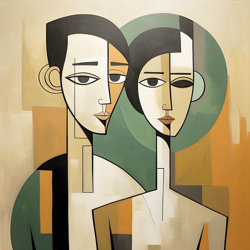Abstract Married Couple