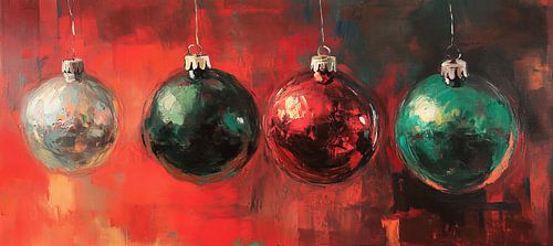 Shiny Christmas baubles
