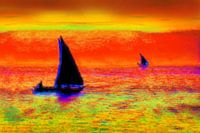 Voile - mixed media atmosphérique