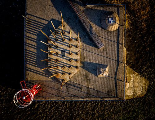 Windorgel Vlissingen Top Down van Linda Raaphorst