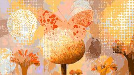 Vlinder vibe van True Nature Art