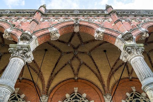 Central Station Groningen, Netherlands, Arches (full colour)