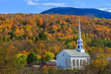 Autumn in Stowe, Vermont by Henk Meijer Photography