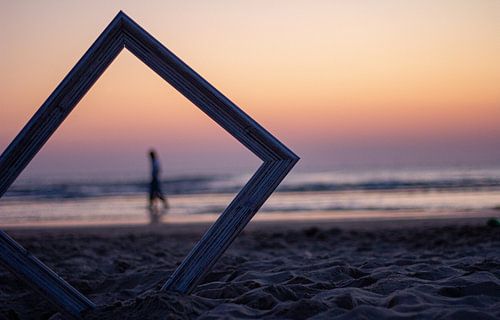 Frame in the sand
