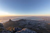Kaapstad bij zonsondergang