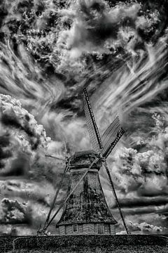 Mill, Waardenburg, The Netherlands by Maarten Kost