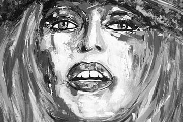 Brigitte Bardot "Visage von Kathleen Artist Fine Art