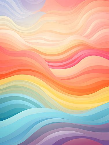 Douces vagues de couleur