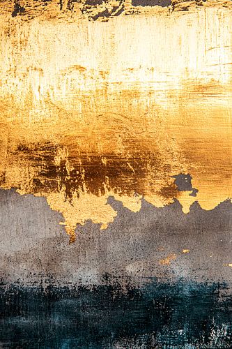 Abstract goud en donkere accenten