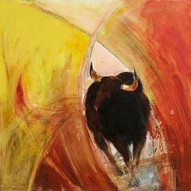 The Bull as a Power Animal by Jopie Bopp