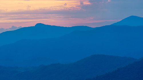 Zonsondergang  Paraty Brazilië