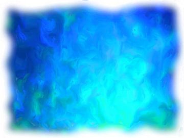 Abstract blauwe van Maurice Dawson