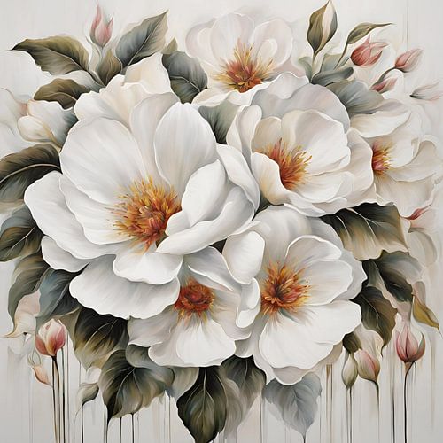 Aquarella Vine Schilderij