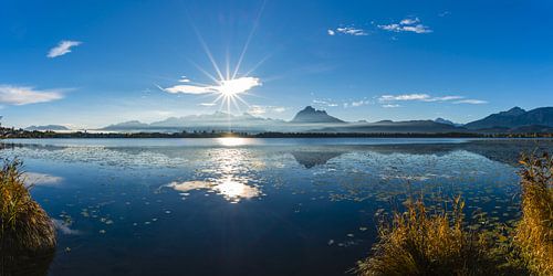 Zonsopgang bij de Hopfensee