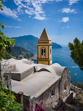 Uitzicht op de Amalfikust bij Amalfi van t.ART