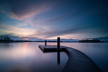 Le temps au lac sur Sander van der Werf