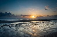 Rockanje strand zonsondergang van Björn van den Berg thumbnail
