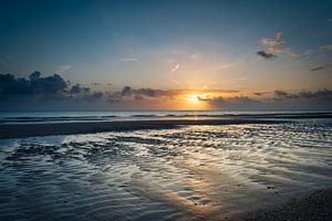 Sonnenuntergang am Strand von Rockanje