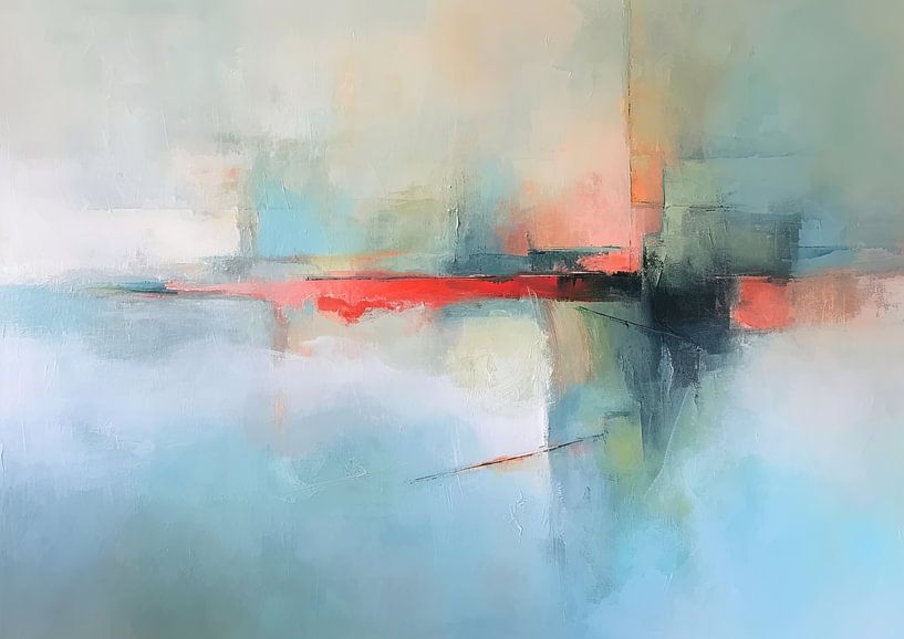 Orange Stripe | Abstract Dynamics by Wonderful Art