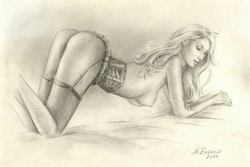 Men's Dream - erotic drawings by Marita Zacharias