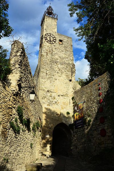 The Medieval Clock at Vaison-la-Romaine by Frank Photos