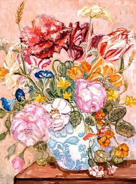 Magenta Bloom by Tanja Koelemij