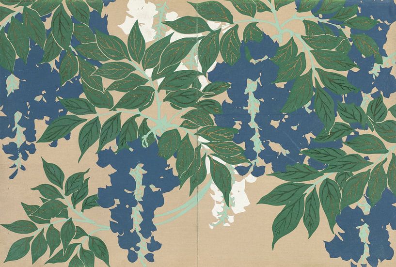 Wisteria (Fuji), Kamisaka Sekka by All the Masters