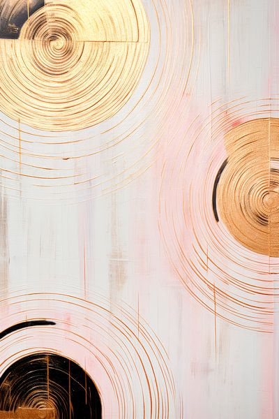 ABSTRAKTE KUNST Himmlische Rotation von Melanie Viola