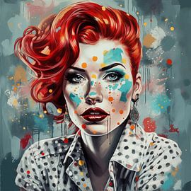 Rockabilly-Dame von Diversity Of Faces