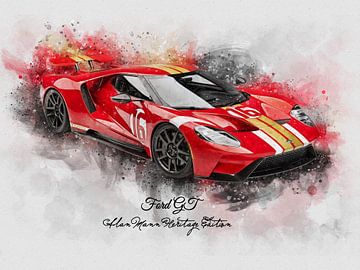 Ford Gt Alan Mann Heritage Edition sur Pictura Designs