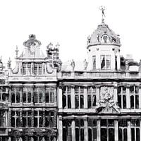 Brussels Watercolor Illustration
