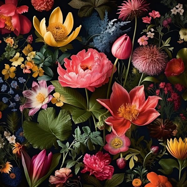 Vielfalt der Blumen von Bianca ter Riet