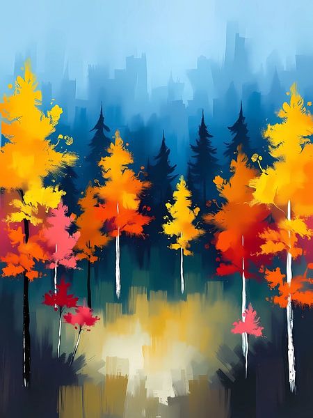 L'étreinte de l'automne par Artistic