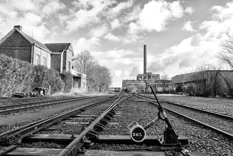 Train track by Patrick van den Bos