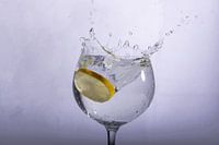 Zitrone in Wasser