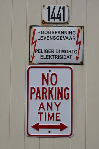 no parking hoogspanning