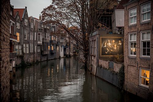 View of Voorstraathaven in Dordrecht