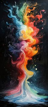 Cosmic Color Burst by Jaudat Efendi