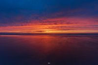 Sonnenuntergang am Strand von Katwijk aan Zee