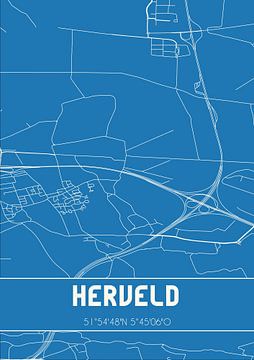 Blueprint | Map | Herveld (Gelderland) by Rezona