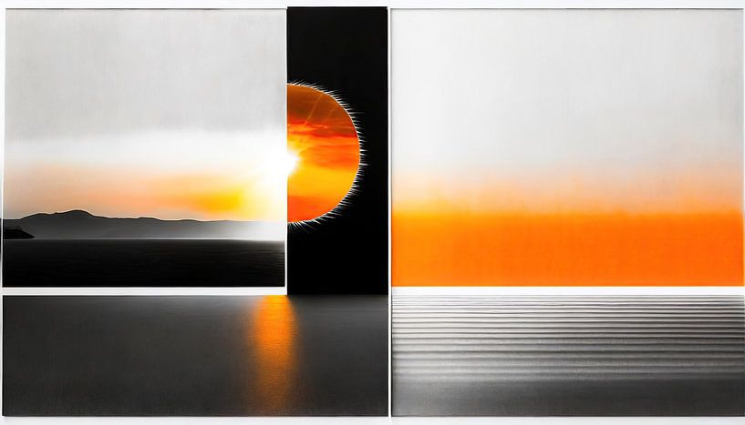 Sunset abstract-17 by Rautenberg Digital Art Maritim