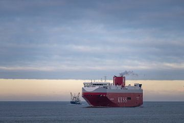 Autoboot en kotter van Jan Georg Meijer