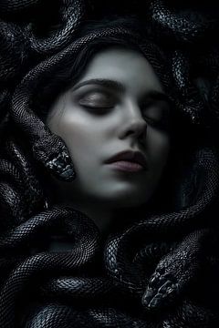 Dunkle Medusa von John Dan